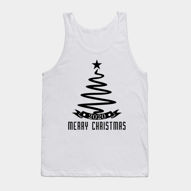 02 - 2020 Merry Christmas Tank Top by SanTees